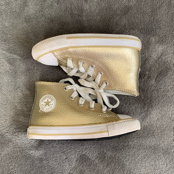 metallic converse toddler